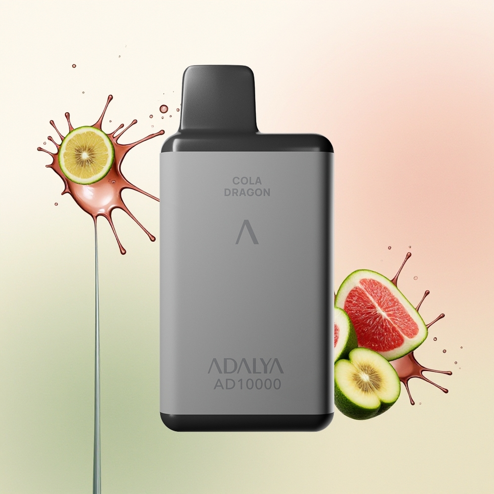Adalya AD 10000 Vape Disposable Ruang Abu-abu USB-C