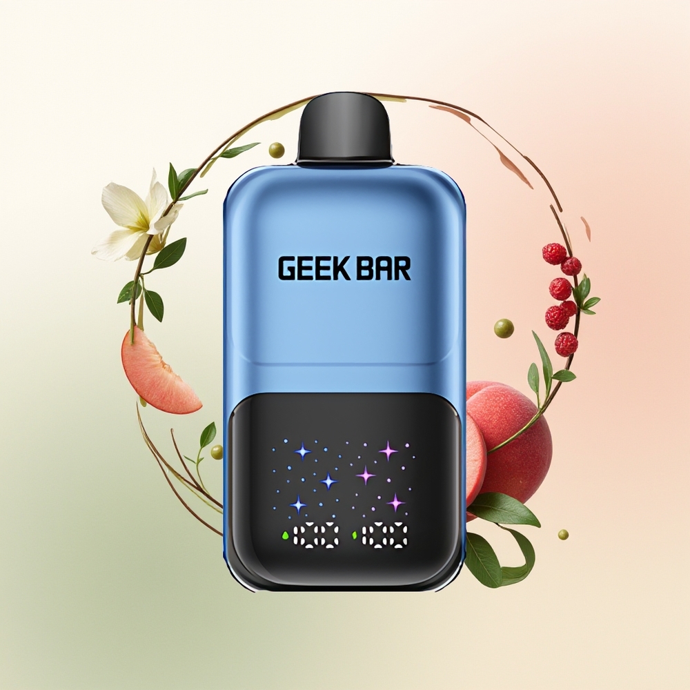 GEEK BAR 2GO 20ml 50000 Persik & Beri dengan Layar Interaktif
