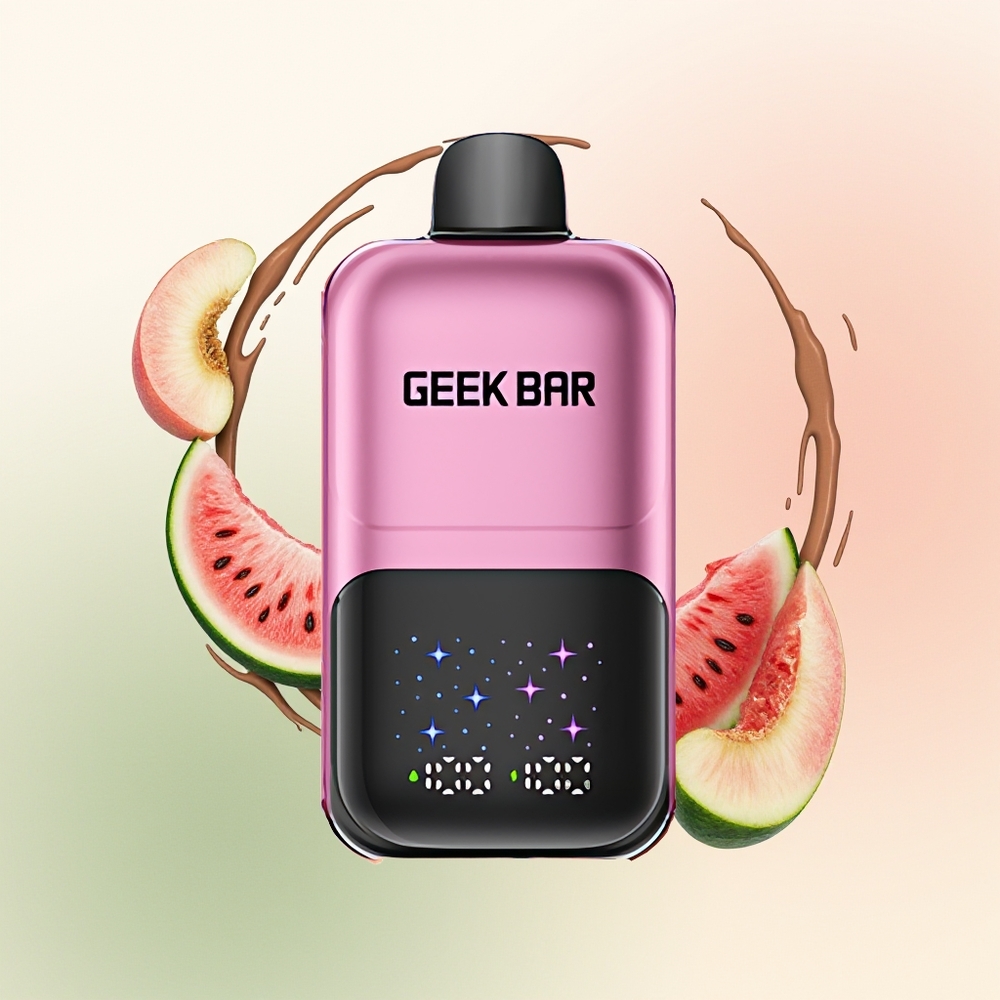 GEEK BAR 2GO 20ml 50000 Persik & Semangka dengan Layar Interaktif