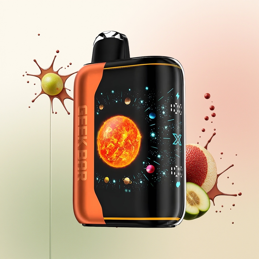 GEEK BAR Platinum Edition 25000 Punch Platinum Layar Dinamis