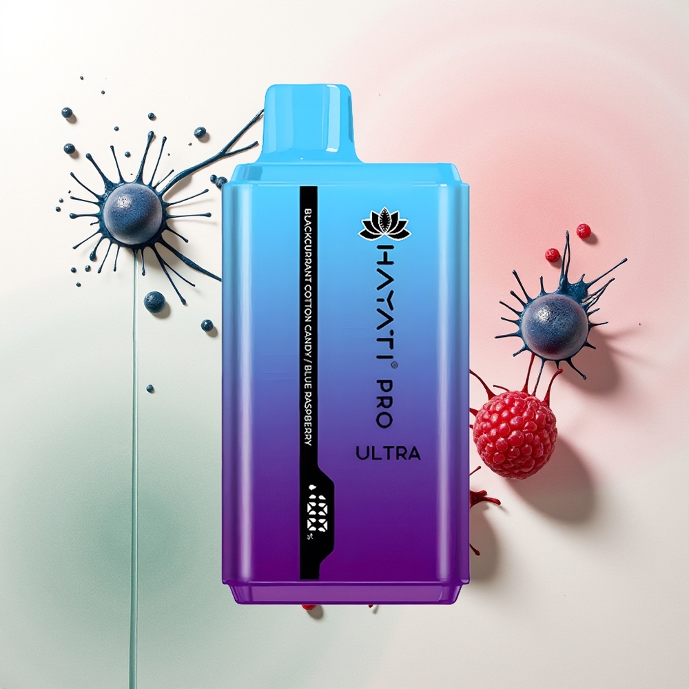 Hayati Pro Ultra 15000 Perisa Kismis Hitam Kapas Gula Bluberi 850mAh