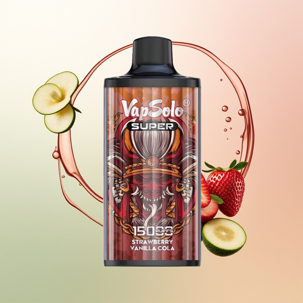 Vapsolo Super 15000 Strawberry Vanilla Cola 850mah