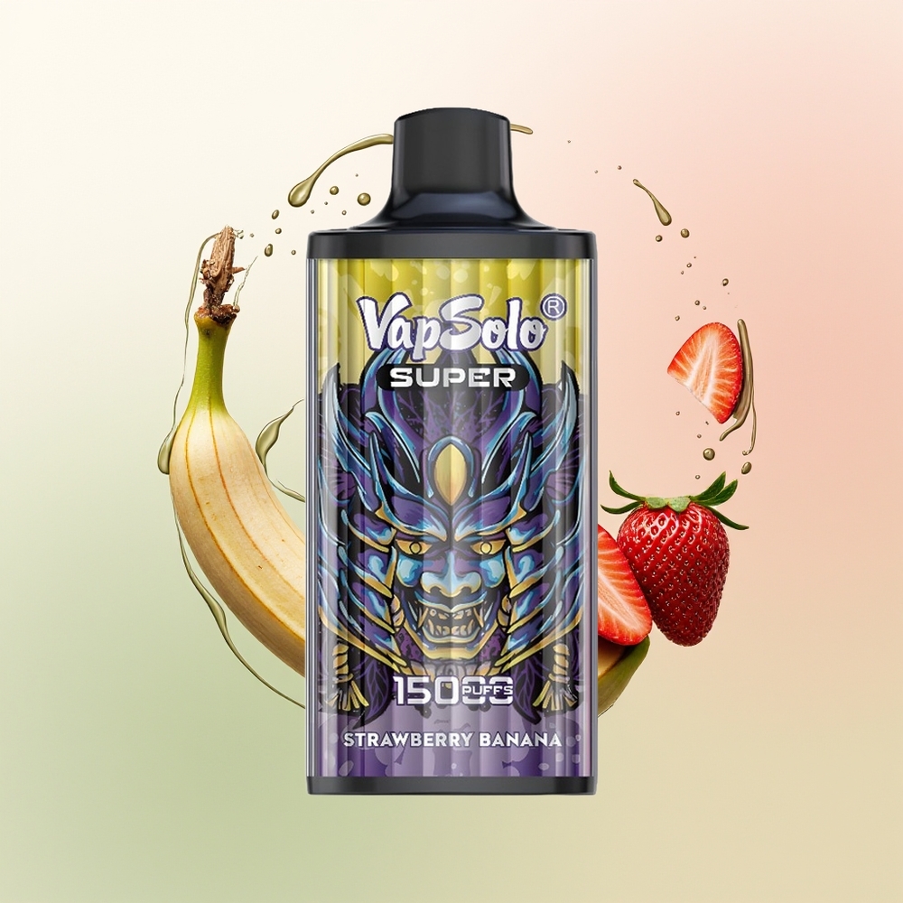 Vapsolo Super 15000 Stroberi Pisang 850mah