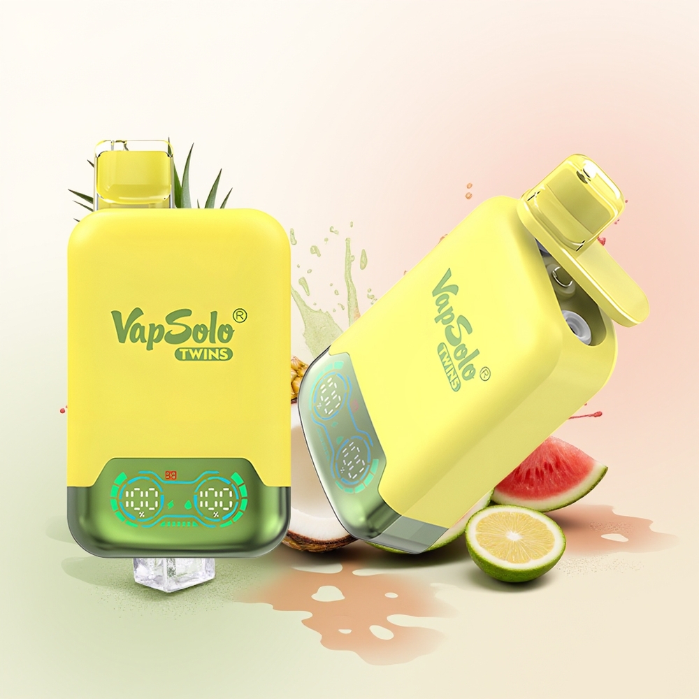 Vapsolo Twins 20000 Nanas Kelapa & Semangka Es 40ml