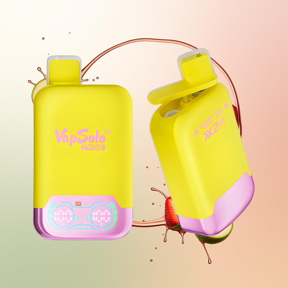 Vapsolo Twins 20000 Stroberi Pisang & Ceri Bersoda 40ml