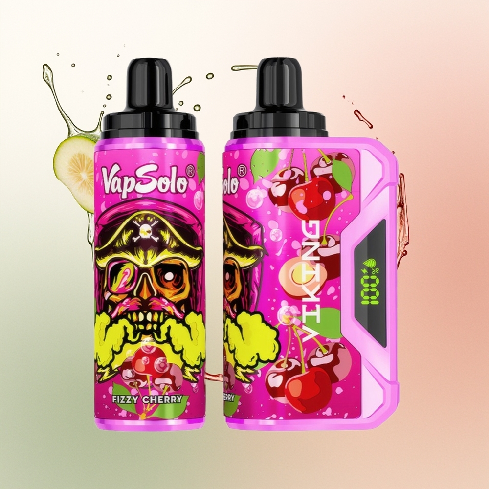 VapSolo VIKING 12000 Ceri Bersoda Layar LED