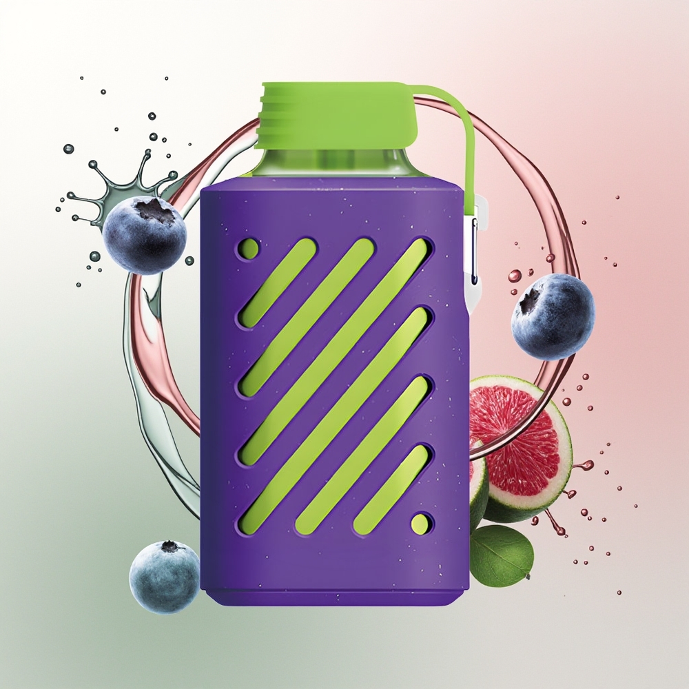 VOZOL GEAR 10000 Es Krim Bluberi dengan Kapasitas Cair 20 ml