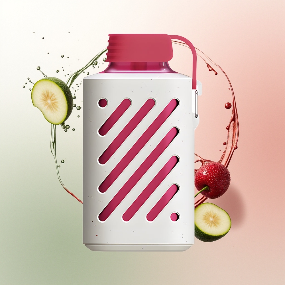 VOZOL GEAR 10000 Es Krim Ceri dengan Kapasitas Cairan yang Diperbesar