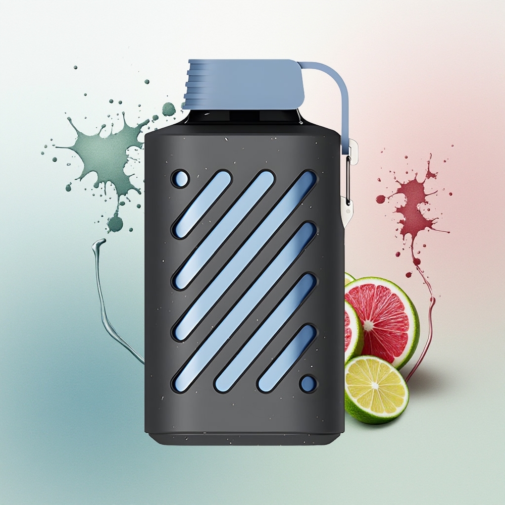 VOZOL GEAR 10000 Lemon Biru Razz dengan Kapasitas Cairan Besar