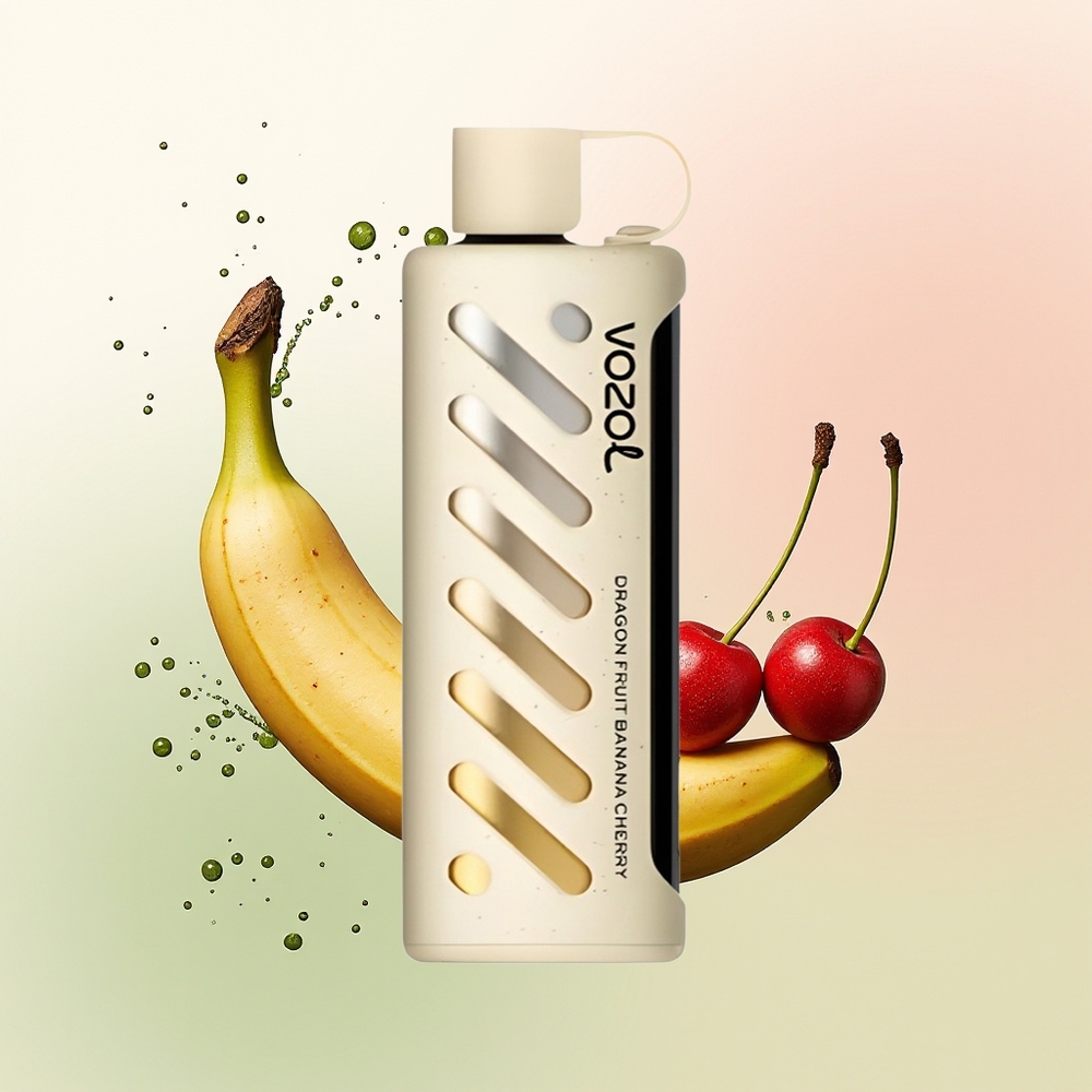 VOZOL Gear Shisha 25000 Buah Naga Pisang Ceri Dual Mesh