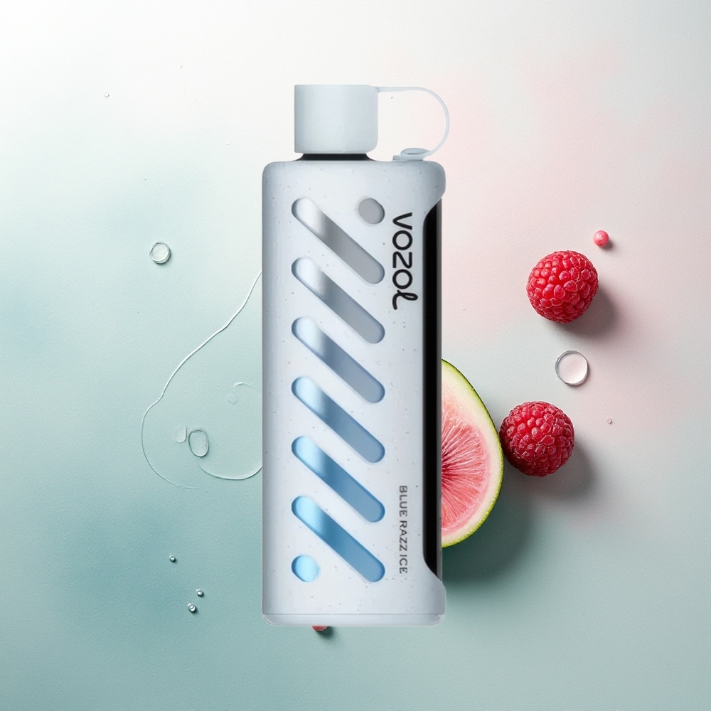 VOZOL Gear Shisha 25000 Es Batu Razz Biru dengan Dual Mesh