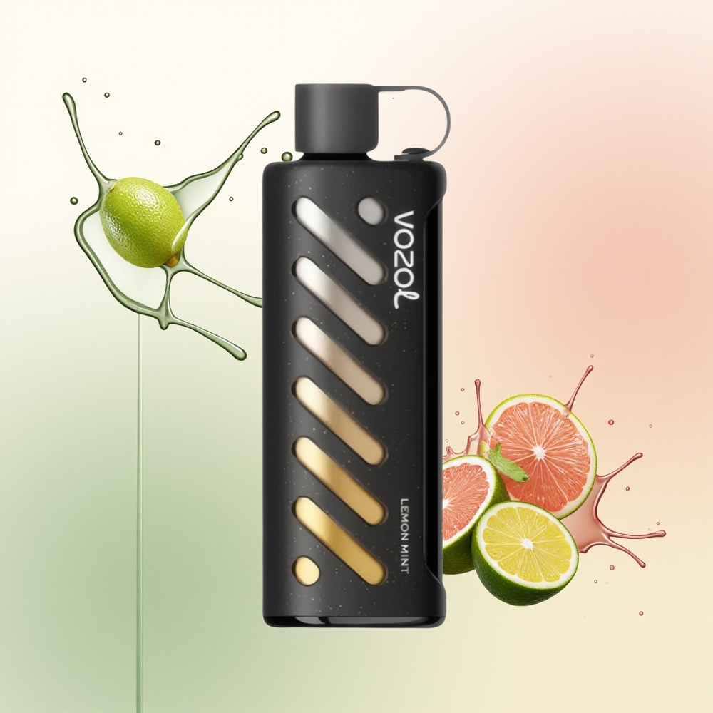 VOZOL Gear Shisha 25000 Lemon Mint dengan Rasa Ganda