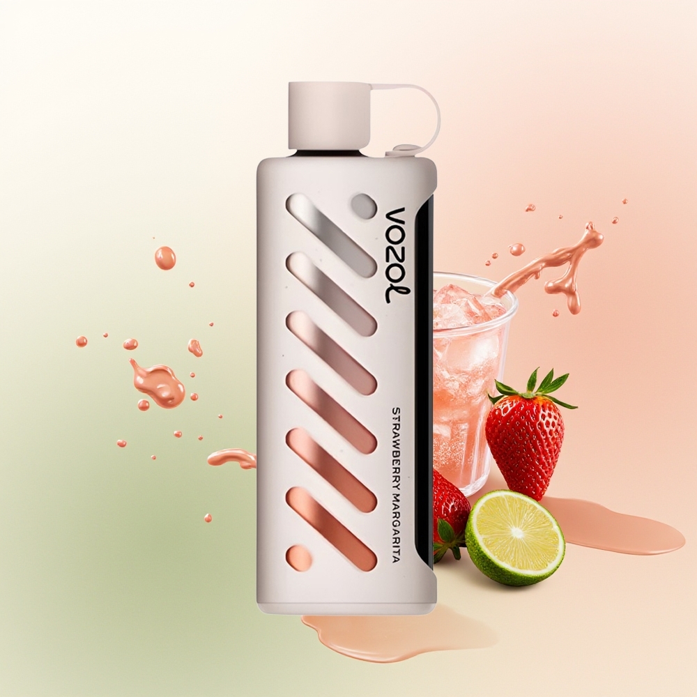 VOZOL Gear Shisha 25000 Margarita Stroberi dengan Rasa Nikotin 5mg/ml