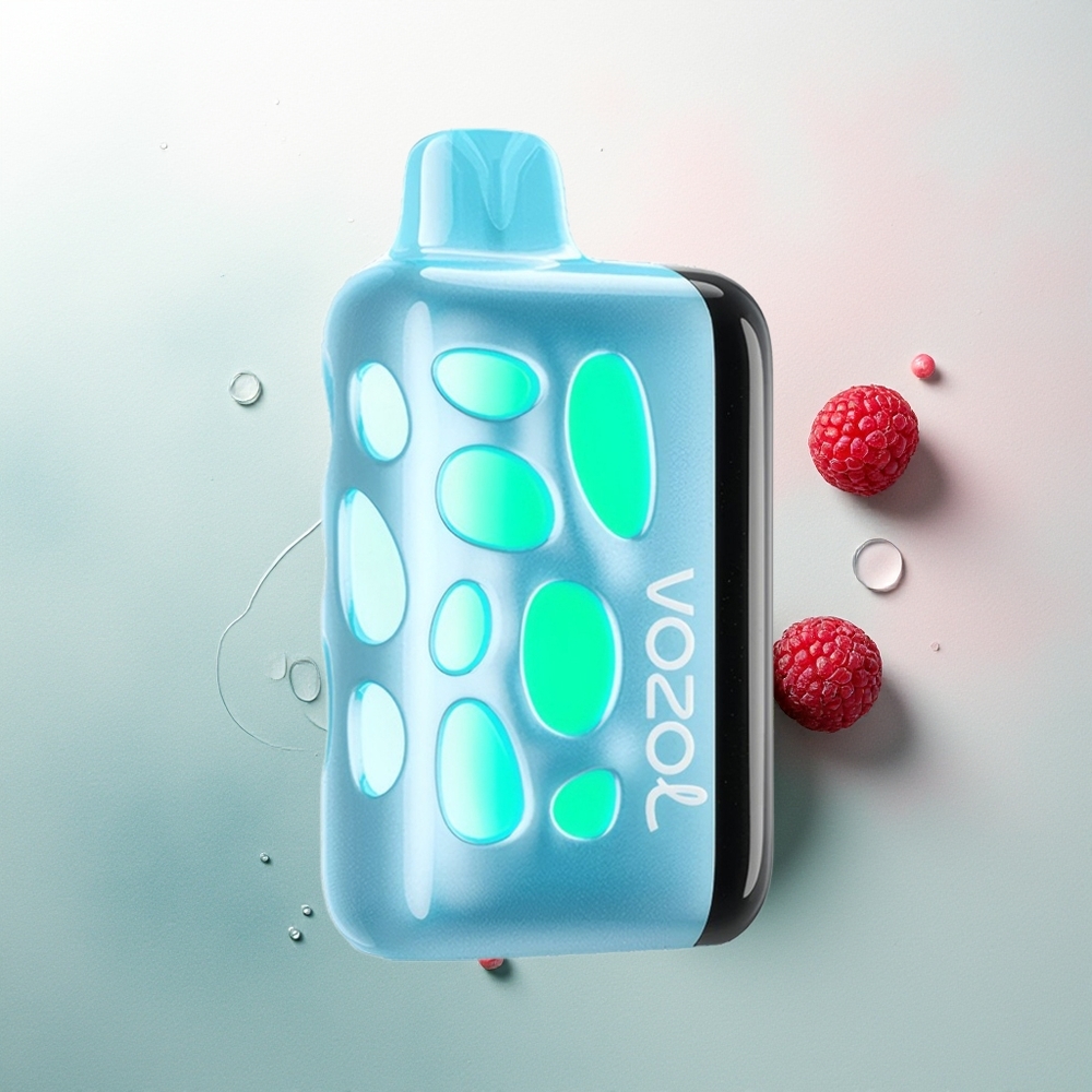 VOZOL RAVE 40000 Es Rasa Blue Razz Bersinar 270 Derajat