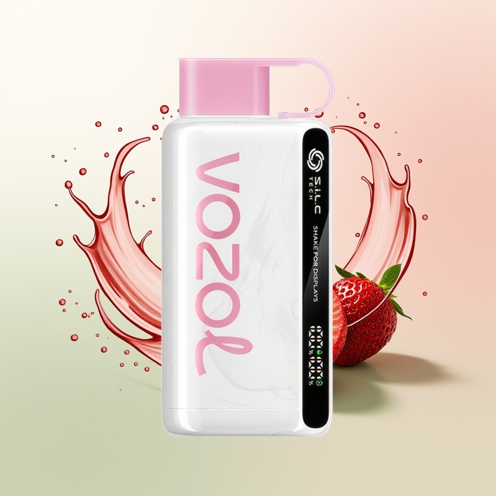 VOZOL STAR 9000/12000 Es Krim Stroberi dengan Pengisian Cepat