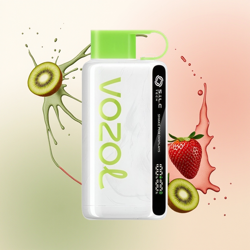 VOZOL STAR 9000/12000 Stroberi Kiwi dengan Pengisian Cepat 30%