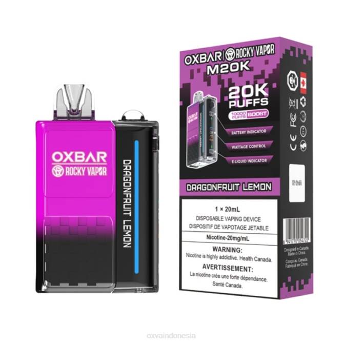 OXVA OXBAR M20K lemon buah naga 8PLT4 - OXVA Vape Flavours