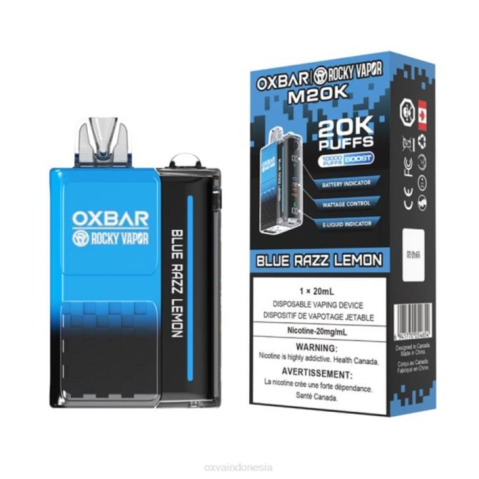 OXVA OXBAR M20K lemon razz biru 8PLT2 - OXVA Vape Harga