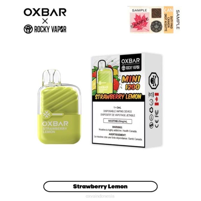 OXVA OXBAR MINI 1200 lemon stroberi 8PLT19 - OXVA Harga