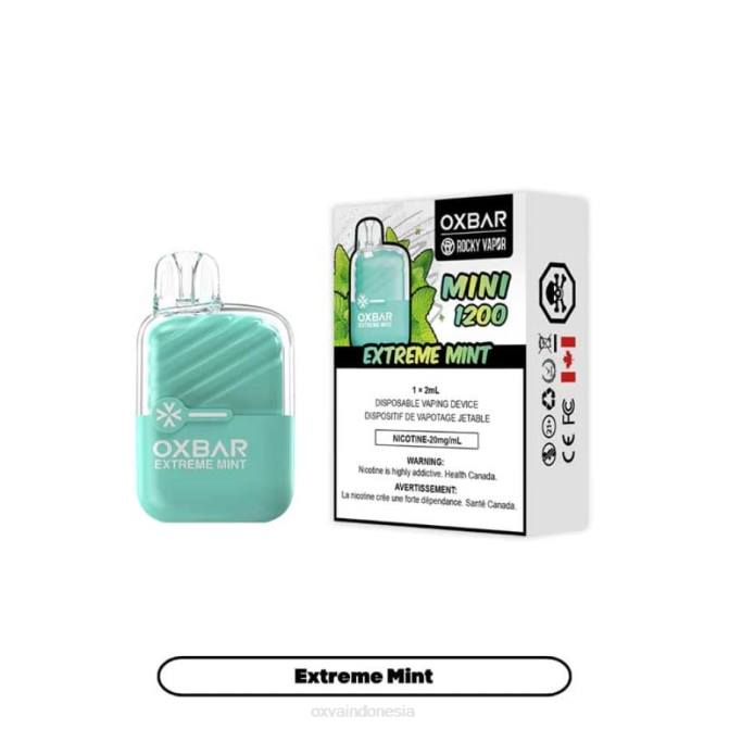 OXVA OXBAR MINI 1200 mint ekstrim 8PLT8 - OXVA Jakarta